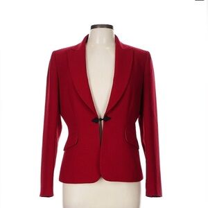 Tahari ASL Bold Red Blazer